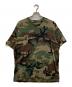 Supreme（シュプリーム）の古着「Capital S S Top Woodland camoカモ フロントロゴTシャツ」｜グリーン