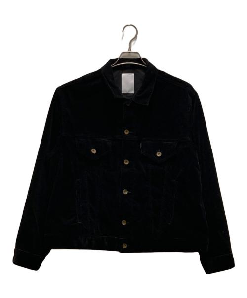 and*（アンド）and* (アンド) コーデュロイトラッカージャケット ブラック サイズ:3の古着・服飾アイテム