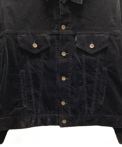 and*（アンド）and* (アンド) コーデュロイトラッカージャケット ブラック サイズ:3の古着・服飾アイテム