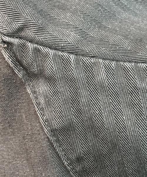 and*（アンド）and* (アンド) ヘリンボーンカバーオール ブラック サイズ:3の古着・服飾アイテム