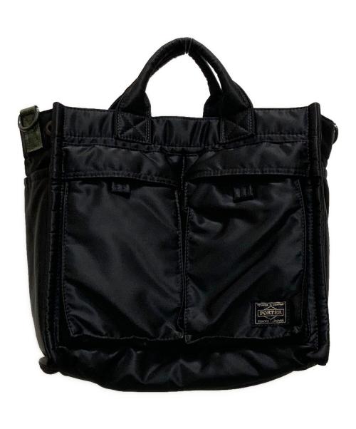 PORTER（ポーター）PORTER (ポーター) PXタンカー 2WAYトートバッグ S ブラックの古着・服飾アイテム