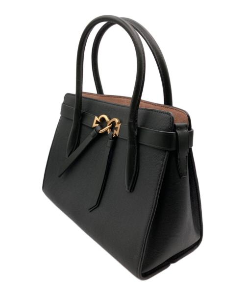 Kate Spade（ケイトスペード）Kate Spade (ケイトスペード) トゥージュール ミディアム サッチェル レザーハンドバッグ グリーンの古着・服飾アイテム