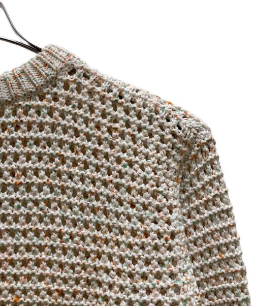 MACPHEE（マカフィー）MACPHEE (マカフィー) コットンスプラッシュプリント クルーネックプルオーバー ベージュ サイズ:Ｓの古着・服飾アイテム