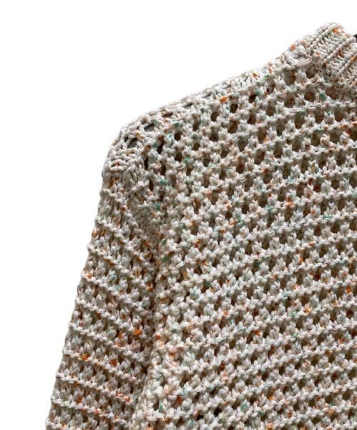 MACPHEE（マカフィー）MACPHEE (マカフィー) コットンスプラッシュプリント クルーネックプルオーバー ベージュ サイズ:Ｓの古着・服飾アイテム