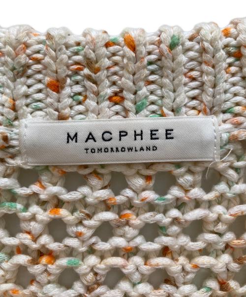 MACPHEE（マカフィー）MACPHEE (マカフィー) コットンスプラッシュプリント クルーネックプルオーバー ベージュ サイズ:Ｓの古着・服飾アイテム