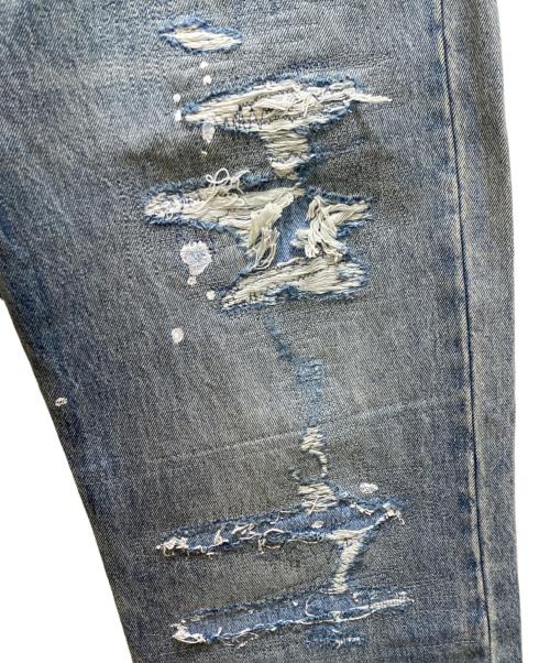 LEVI'S PReMIUM（リーバイス プレミアム）LEVI'S PReMIUM (リーバイス プレミアム) BEAMS (ビームス) 別注リミテッド エディション ゴーマルイチ ルーズ クラッシュ アンド リペア デニム インディゴ サイズ:ｗ３２×ｌ３２ 未使用品の古着・服飾アイテム