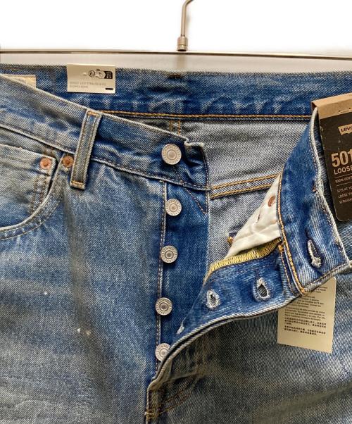 LEVI'S PReMIUM（リーバイス プレミアム）LEVI'S PReMIUM (リーバイス プレミアム) BEAMS (ビームス) 別注リミテッド エディション ゴーマルイチ ルーズ クラッシュ アンド リペア デニム インディゴ サイズ:ｗ３２×ｌ３２ 未使用品の古着・服飾アイテム