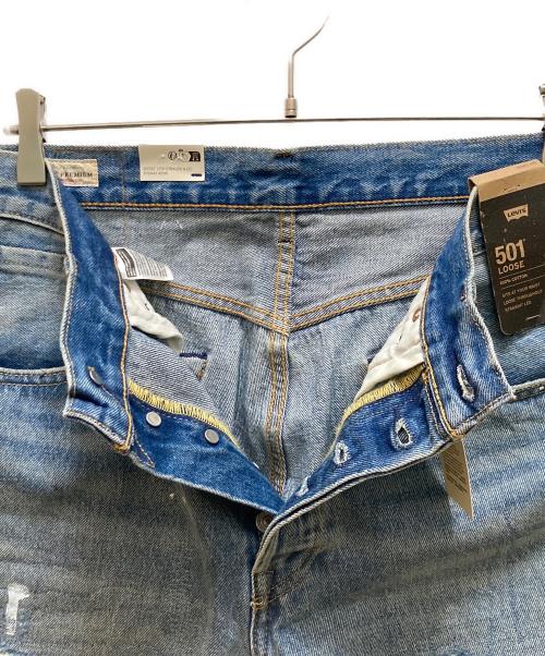 LEVI'S PReMIUM（リーバイス プレミアム）LEVI'S PReMIUM (リーバイス プレミアム) BEAMS (ビームス) 別注リミテッド エディション ゴーマルイチ ルーズ クラッシュ アンド リペア デニム インディゴ サイズ:ｗ３２×ｌ３２ 未使用品の古着・服飾アイテム