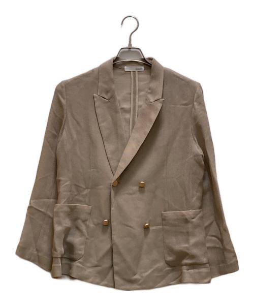 COLLAGE（コラージュ）COLLAGE (コラージュ) メッシュダブルジャケット ベージュ サイズ:ＦＲＥＥの古着・服飾アイテム