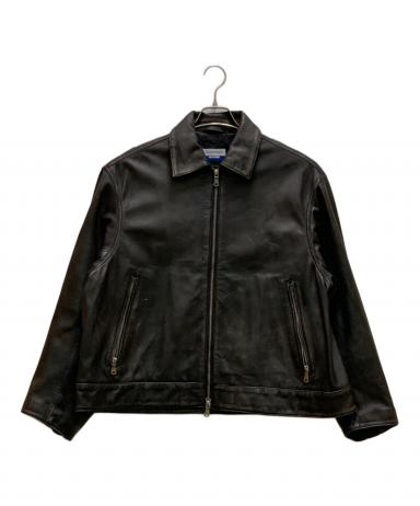 試着のみ MAISON SPECIALシープレザーシングルライダースジャケット1 中古・古着通販】MAISON SPECIAL (メゾンスペシャル) シープ・レザー