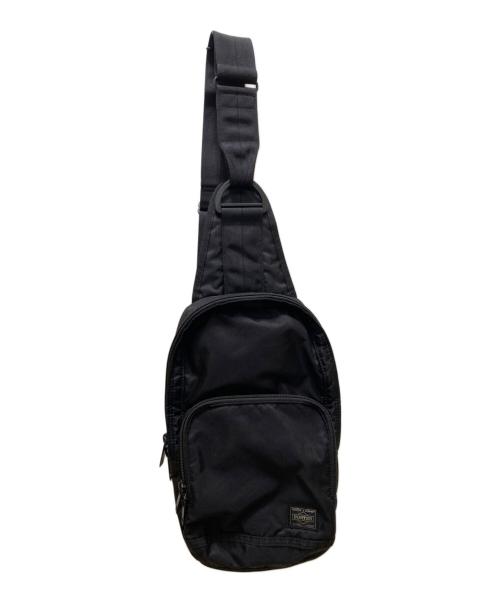 PORTER（ポーター）PORTER (ポーター) フラッシュ スリングショルダーバッグ ブラックの古着・服飾アイテム