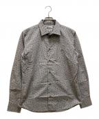 Vivienne Westwood manヴィヴィアン ウェストウッド マン）の古着「ハート総柄刺繍シャツ」｜グレー
