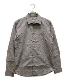 Vivienne Westwood man（ヴィヴィアン ウェストウッド マン）の古着「ハート総柄刺繍シャツ」｜グレー