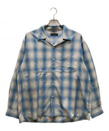 FREAK'S STORE（フリークスストア）の古着「オンブレチェックシャツ」｜ブルー