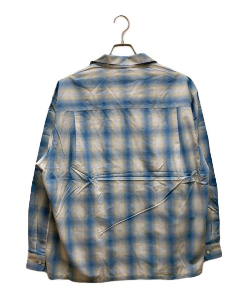 FREAK'S STORE（フリークスストア）FREAK'S STORE (フリークスストア) オンブレチェックシャツ ブルー サイズ:Lの古着・服飾アイテム