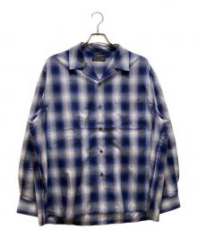 FREAK'S STORE（フリークスストア）の古着「オンブレチェックシャツ」｜ブルー