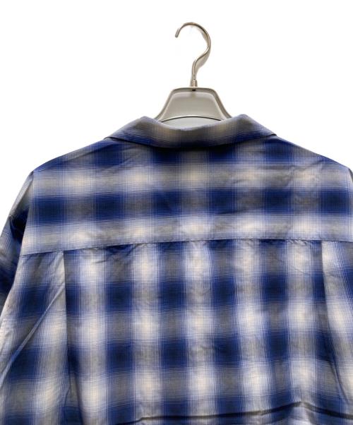 FREAK'S STORE（フリークスストア）FREAK'S STORE (フリークスストア) オンブレチェックシャツ ブルー サイズ:Lの古着・服飾アイテム