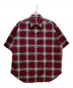 N.HOOLYWOODエヌ ハリウッド）の古着「COMPILE HALF SLEEVE SHIRT」｜レッド