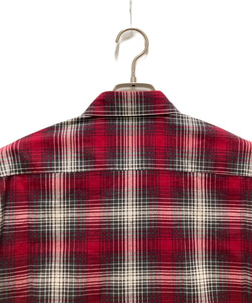 N.HOOLYWOOD（エヌ ハリウッド）N.HOOLYWOOD (エヌ ハリウッド) COMPILE HALF SLEEVE SHIRT レッド サイズ:３６の古着・服飾アイテム