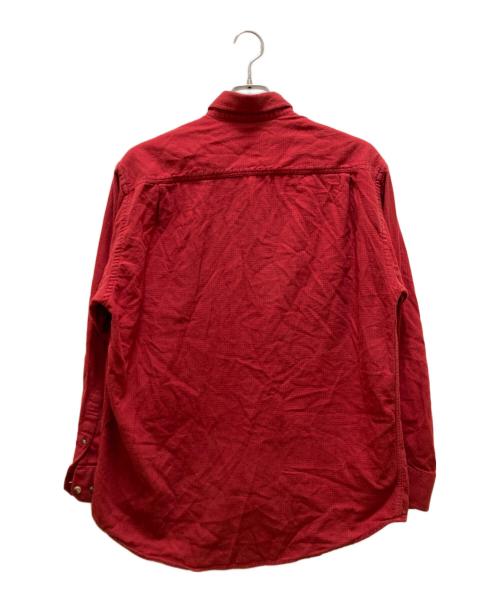 C.C. Filson（フィルソン）C.C. Filson (フィルソン) シャモアワークシャツ レッド サイズ:Ｍの古着・服飾アイテム