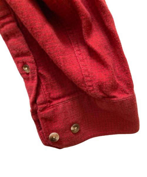 C.C. Filson（フィルソン）C.C. Filson (フィルソン) シャモアワークシャツ レッド サイズ:Ｍの古着・服飾アイテム