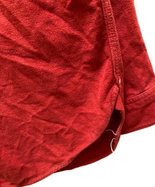 Joe McCOY（ジョーマッコイ）Joe McCOY (ジョーマッコイ) シャモアワークシャツ レッド サイズ:１６の古着・服飾アイテム