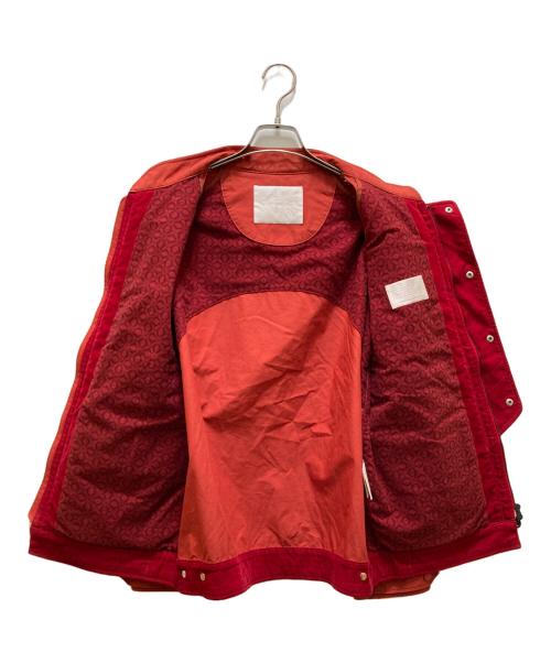 WHITE MOUNTAINEERING（ホワイトマウンテ二アニング）WHITE MOUNTAINEERING (ホワイトマウンテ二アニング) コーデュロイ切替スタンドカラージャケット レッド サイズ:１の古着・服飾アイテム
