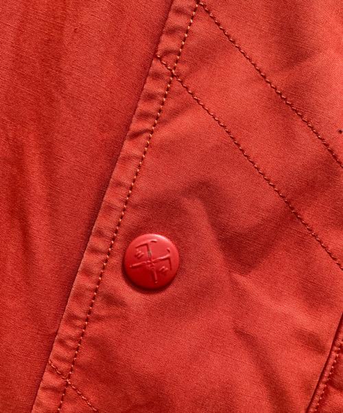 WHITE MOUNTAINEERING（ホワイトマウンテ二アニング）WHITE MOUNTAINEERING (ホワイトマウンテ二アニング) コーデュロイ切替スタンドカラージャケット レッド サイズ:１の古着・服飾アイテム