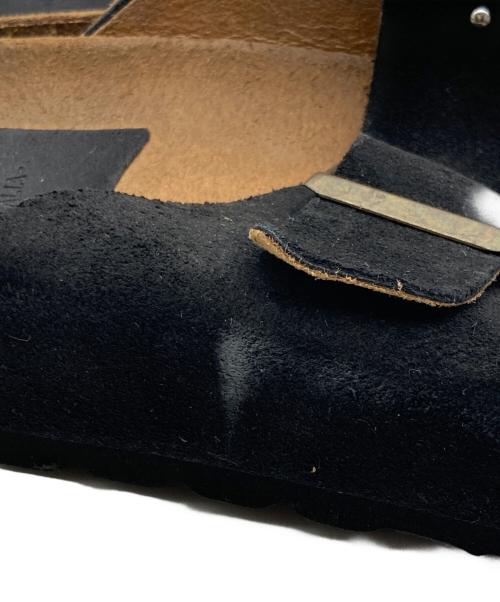 TAJI SHOES（タジ シューズ）TAJI SHOES (タジ シューズ) メタルスタッズ バックルサンダル ブラック サイズ:46の古着・服飾アイテム