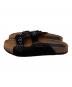 TAJI SHOES (タジ シューズ) メタルスタッズ バックルサンダル ブラック サイズ:46：7000円