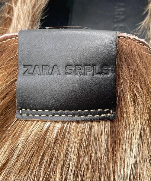 ZARA SRPLS（ザラ サープラス）ZARA SRPLS (ザラ サープラス) ファーローファー ブラウン サイズ:４５の古着・服飾アイテム