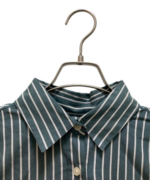 LACOSTE（ラコステ）LACOSTE (ラコステ) マルチストライプシャツドレス グリーン サイズ:３４の古着・服飾アイテム