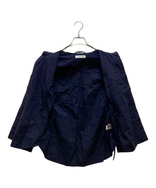 LACOSTE（ラコステ）LACOSTE (ラコステ) リボンディテールシャツ ブルー サイズ:３４の古着・服飾アイテム