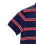 中古・古着 POLO RALPH LAUREN (ポロ・ラルフローレン) ボーダーポロシャツ ネイビー サイズ:Ｓ 未使用品：7000円