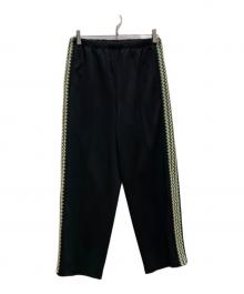 MONKEY TIME（モンキータイム）の古着「JERSEY SIDE LACE TRACK PANT」｜ブラック