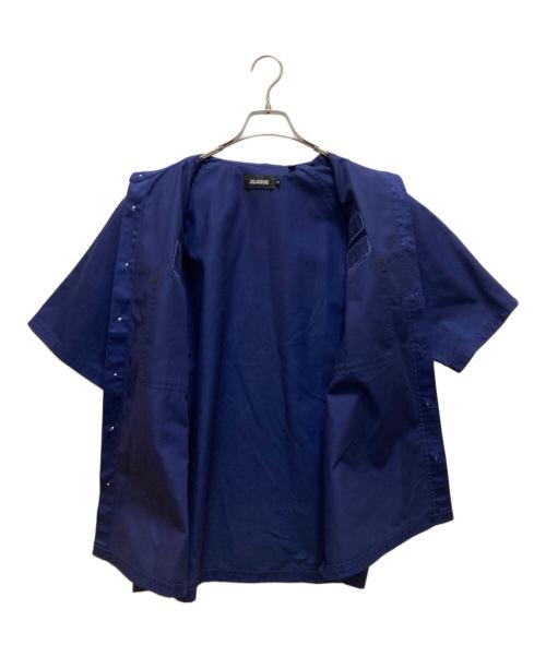 X-LARGE（エクストララージ）X-LARGE (エクストララージ) LOGO PATCH S/S WORK SHIRT ブルー サイズ:Ｍの古着・服飾アイテム