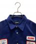 X-LARGE (エクストララージ) LOGO PATCH S/S WORK SHIRT ブルー サイズ:Ｍ：5000円