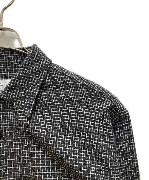 Time is on（タイムイズオン）Time is on (タイムイズオン) CROPPED PLAID SHIRT ブラック サイズ:１の古着・服飾アイテム