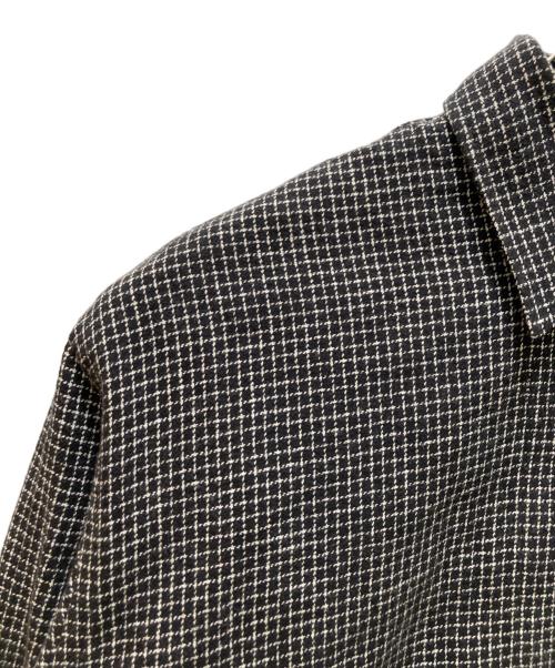 Time is on（タイムイズオン）Time is on (タイムイズオン) CROPPED PLAID SHIRT ブラック サイズ:１の古着・服飾アイテム