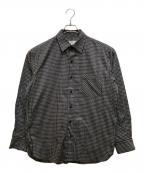 Time is onタイムイズオン）の古着「DOUBLE STRIPE regular shirt」｜ブラック