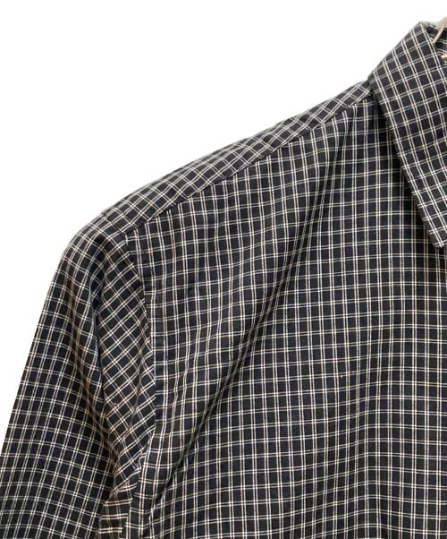 Time is on（タイムイズオン）Time is on (タイムイズオン) DOUBLE STRIPE regular shirt ブラック サイズ:０の古着・服飾アイテム
