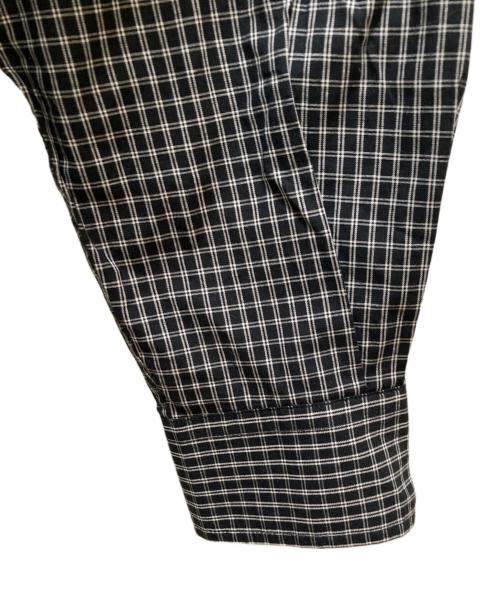 Time is on（タイムイズオン）Time is on (タイムイズオン) DOUBLE STRIPE regular shirt ブラック サイズ:０の古着・服飾アイテム