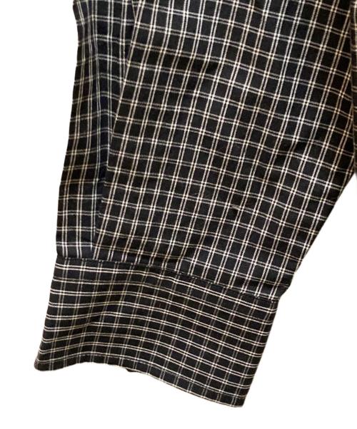 Time is on（タイムイズオン）Time is on (タイムイズオン) DOUBLE STRIPE regular shirt ブラック サイズ:０の古着・服飾アイテム