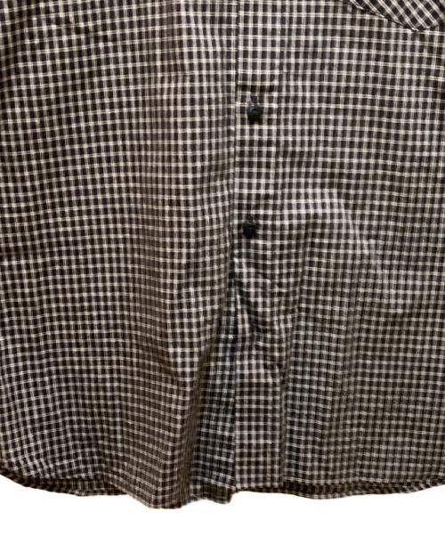 Time is on（タイムイズオン）Time is on (タイムイズオン) DOUBLE STRIPE regular shirt ブラック サイズ:０の古着・服飾アイテム