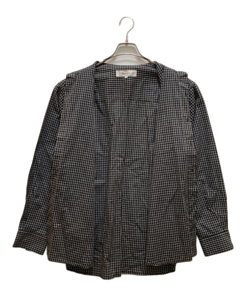 Time is on（タイムイズオン）Time is on (タイムイズオン) DOUBLE STRIPE regular shirt ブラック サイズ:０の古着・服飾アイテム