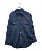Time is onタイムイズオン）の古着「CLASSIC SELVEDGE CHAMBRAY SHIRT」｜インディゴ
