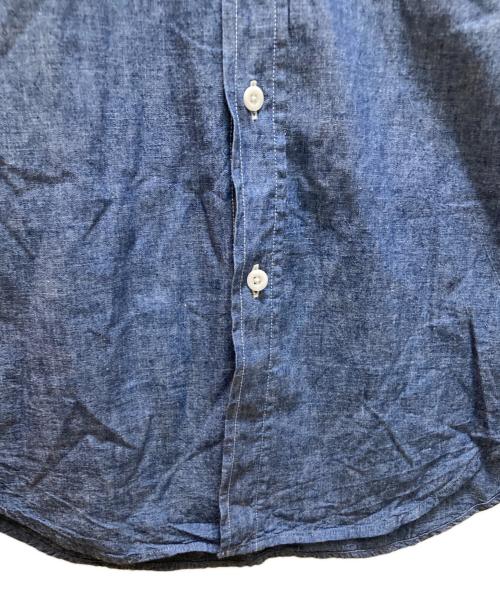 Time is on（タイムイズオン）Time is on (タイムイズオン) CLASSIC SELVEDGE CHAMBRAY SHIRT インディゴ サイズ:０の古着・服飾アイテム