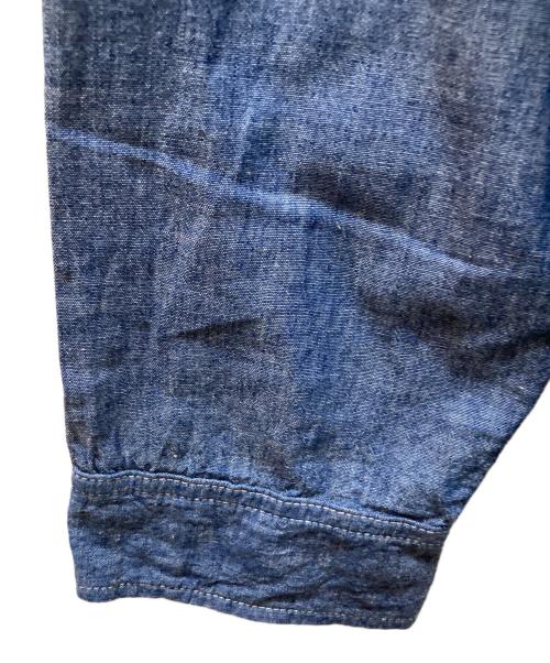 Time is on（タイムイズオン）Time is on (タイムイズオン) CLASSIC SELVEDGE CHAMBRAY SHIRT インディゴ サイズ:０の古着・服飾アイテム