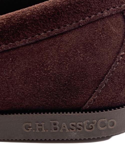 G.H.BASS（ジーエイチバス）G.H.BASS (ジーエイチバス) スエードコインローファー ブラウン サイズ:４７の古着・服飾アイテム