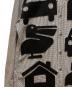 中古・古着 COMME des GARCONS SHIRT (コムデギャルソンシャツ) グラフィックパッチ レギュラーカラーチェックシャツ ホワイト×ブラック サイズ:s：20000円